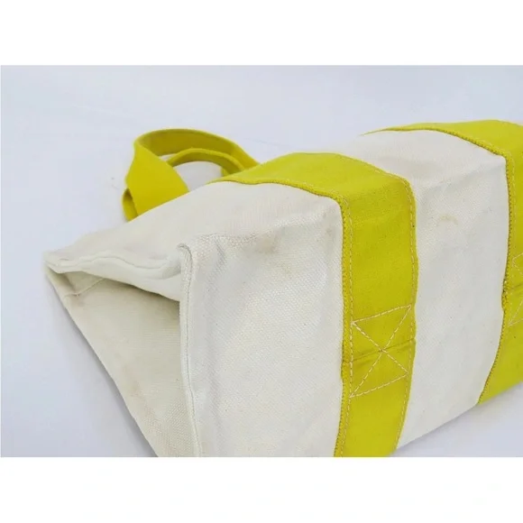 Hermes Yellow and Cream Tote Bag - Picture 4 of 15